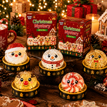 Christmas Mystery Squishy Blind Box – 5 Festive Designs