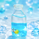 Ocean Shell Squishy Bottle Fidget Toy