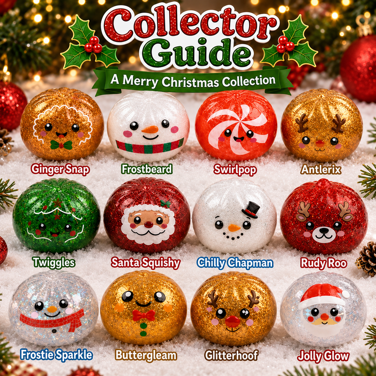 Christmas Dumpling Squishy – Mystery Blind Box